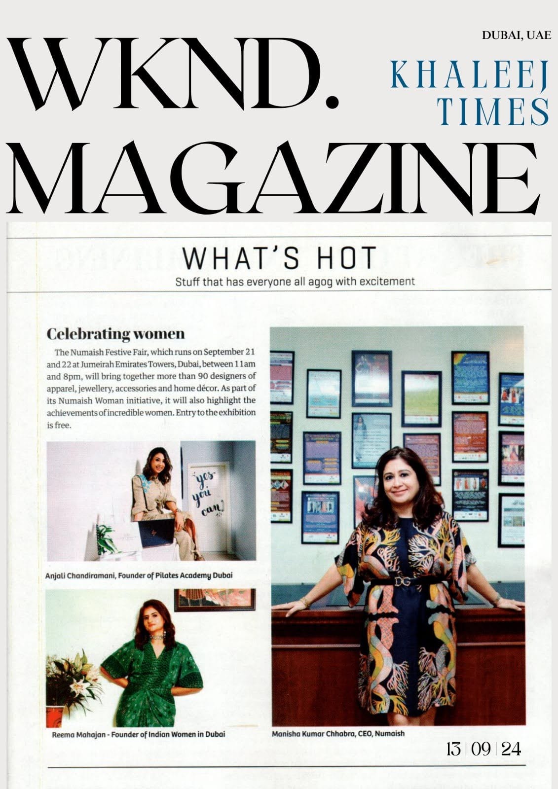 Featured in WKND Magazine